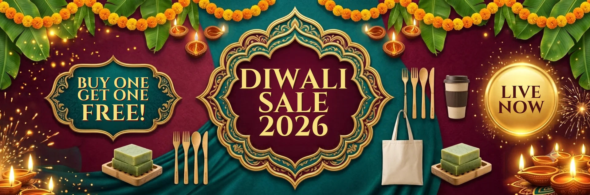Diwali Sale 2026 - Buy One Get One Free - Live Now