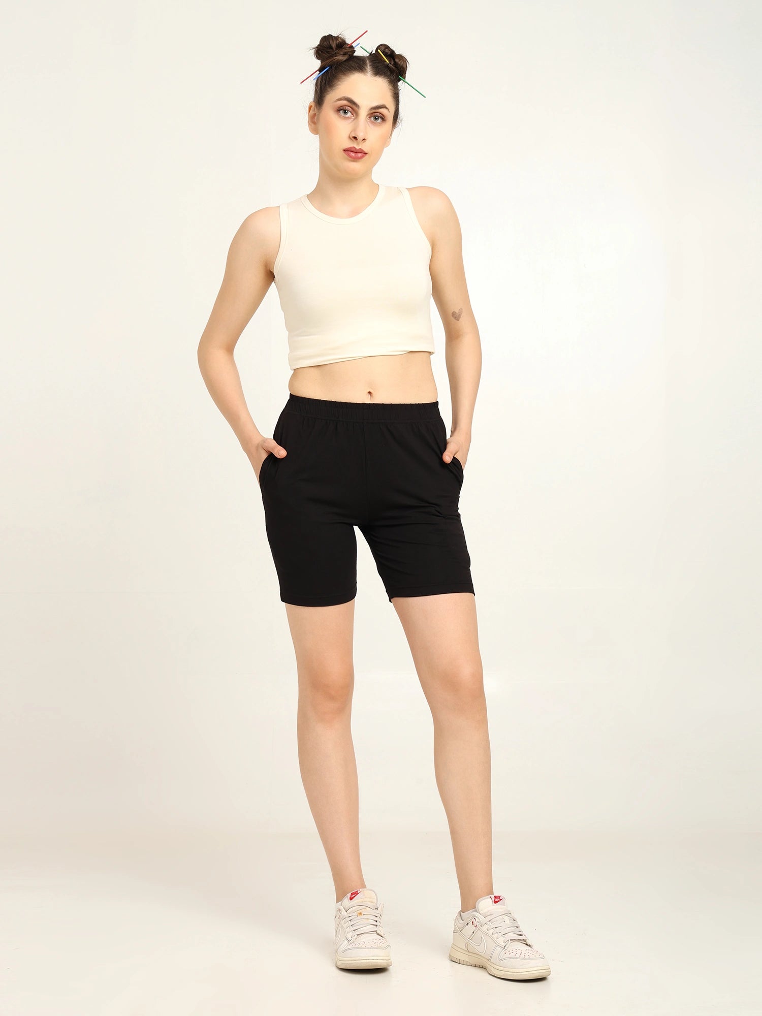 Bamboo Women Knee Shorts