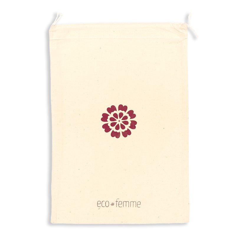 Organic Cotton Storage Pouch front