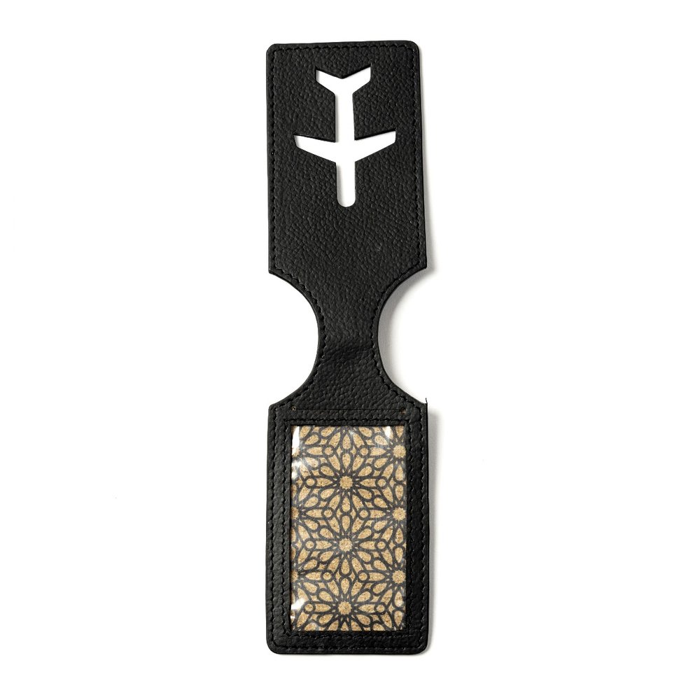 Travel Tag (Design1) - Black