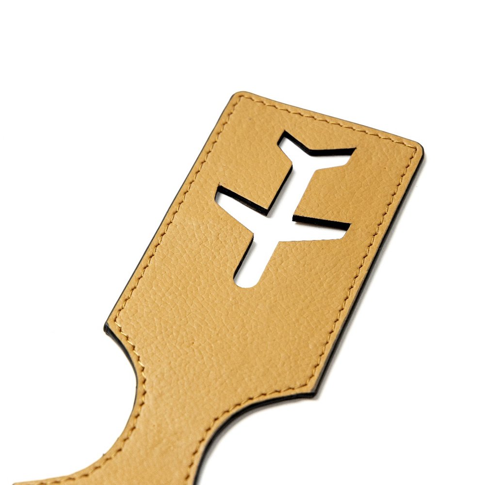 Travel Tag (Design1) - Tan Matt