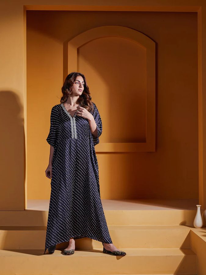 The Starry Night Kaftan Dress