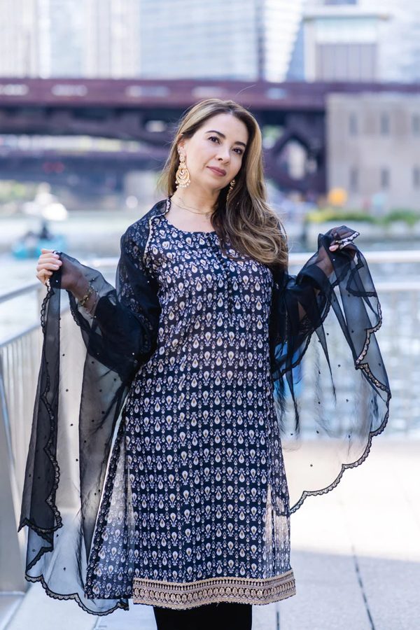 Black Opal Kurta Set