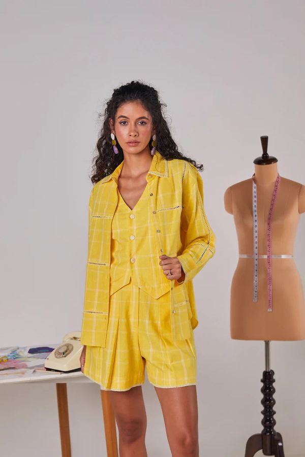 Pineapple Checkered Co-ord Set