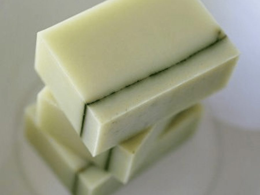 Matcha and Moong soap