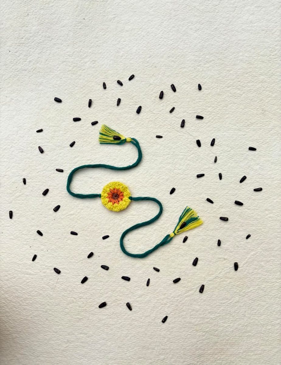 Seed sunflower rakhi